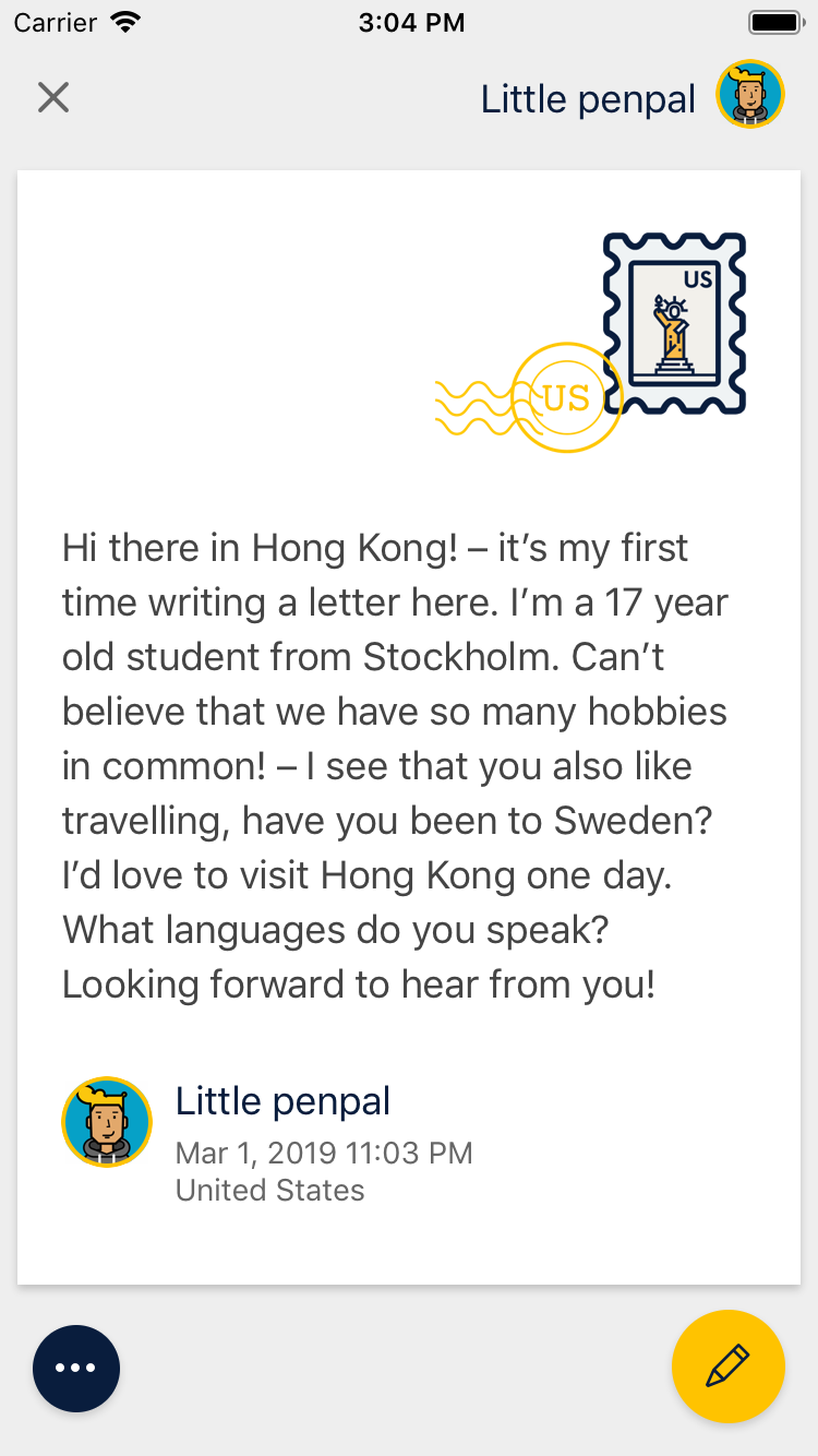 Slowly app screenshot