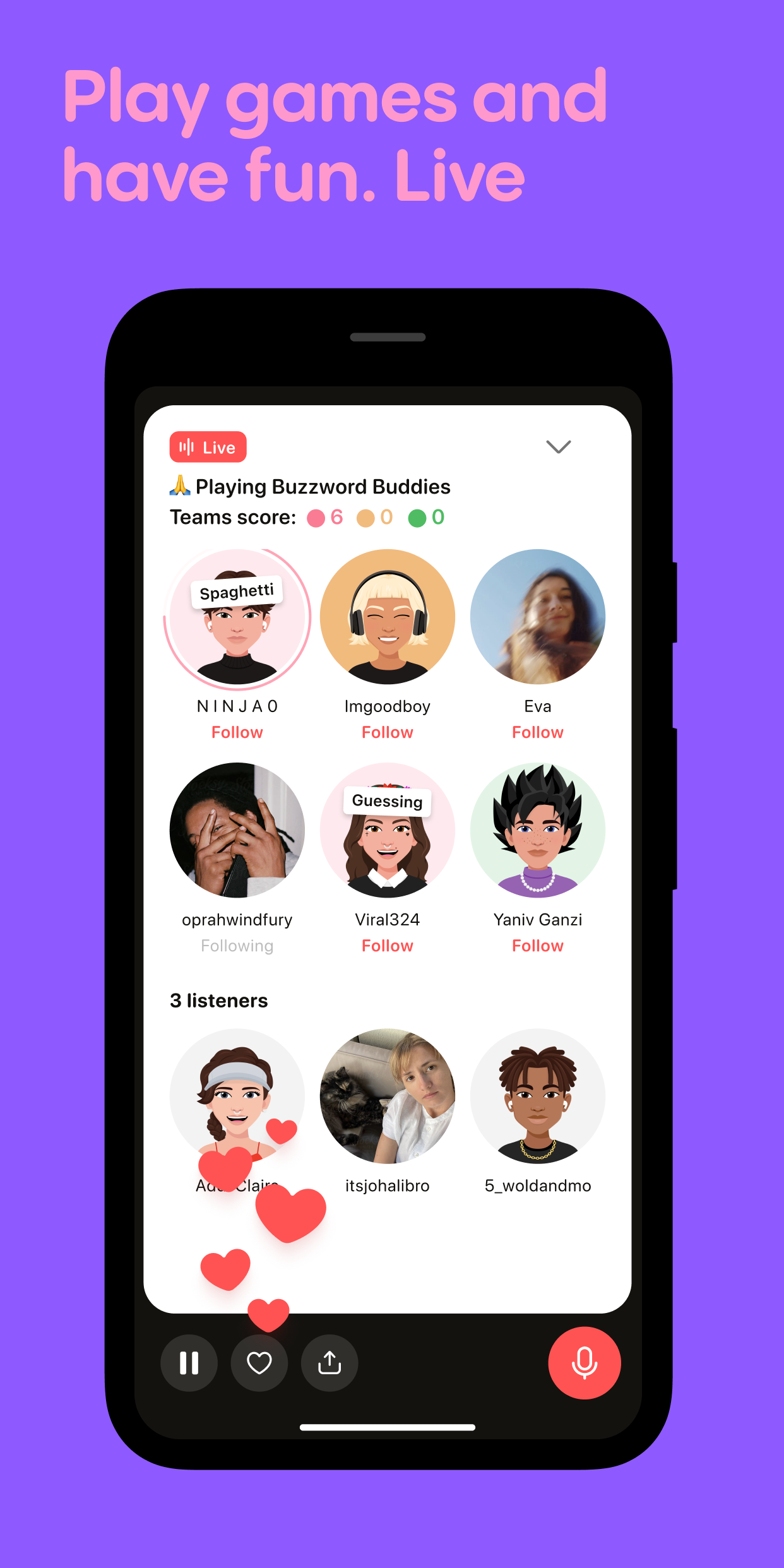 Stereo app screenshot