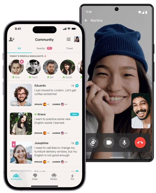 Tandem app screenshot