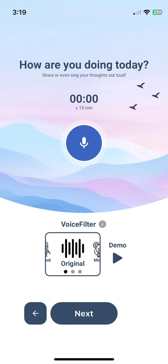 Share your reflections using your voice